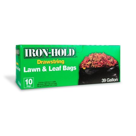 IRON-HOLD Lawn&Leaf Bgs Blk 39Gal 618730